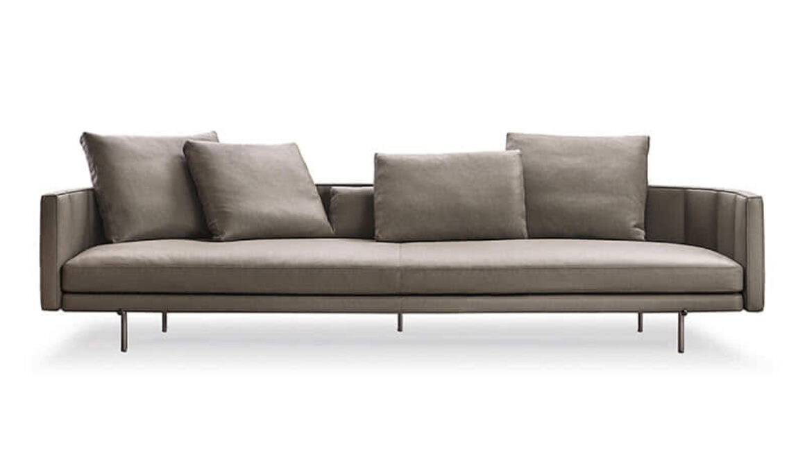 Karlstad Leather Sofa