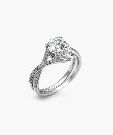 Diamond Eye Wedding Ring